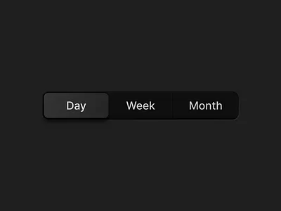 Segmented control app clean design minimal product ui ux