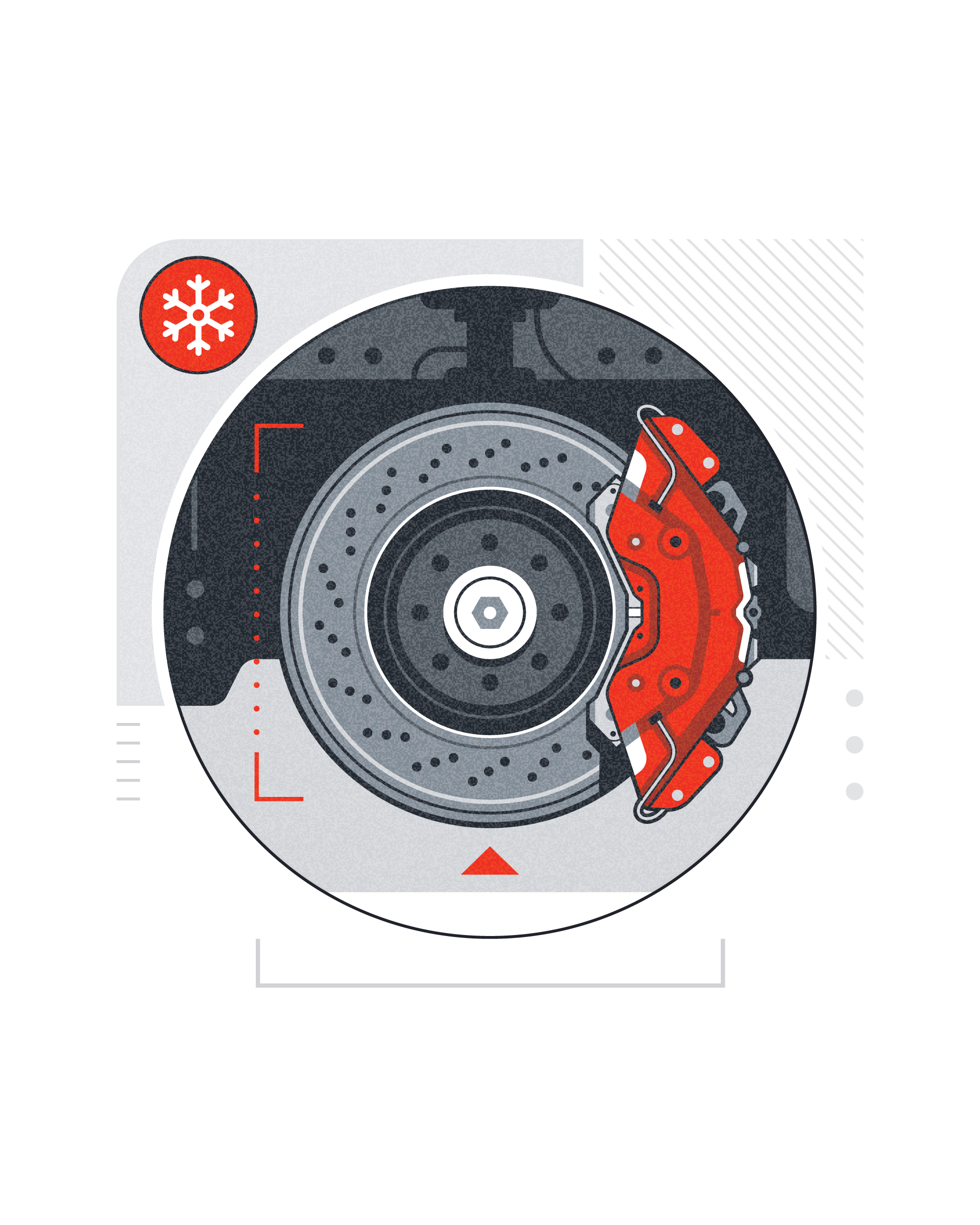 Roll into Spring (AMA Insider) auto brake brakes car illustration infographic