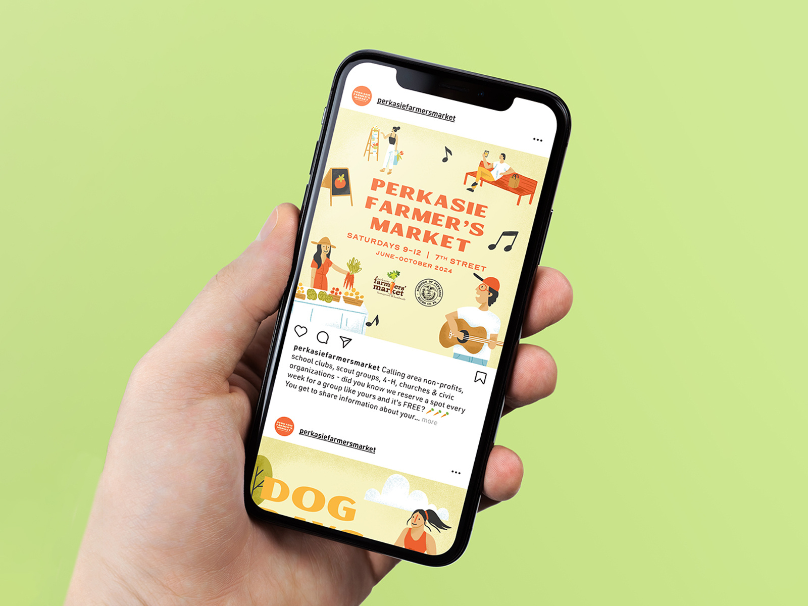 Perkasie Farmer's Market Social Media Marketing