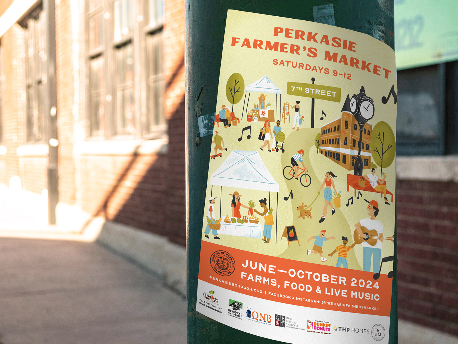 Perkasie Farmer's Market Poster