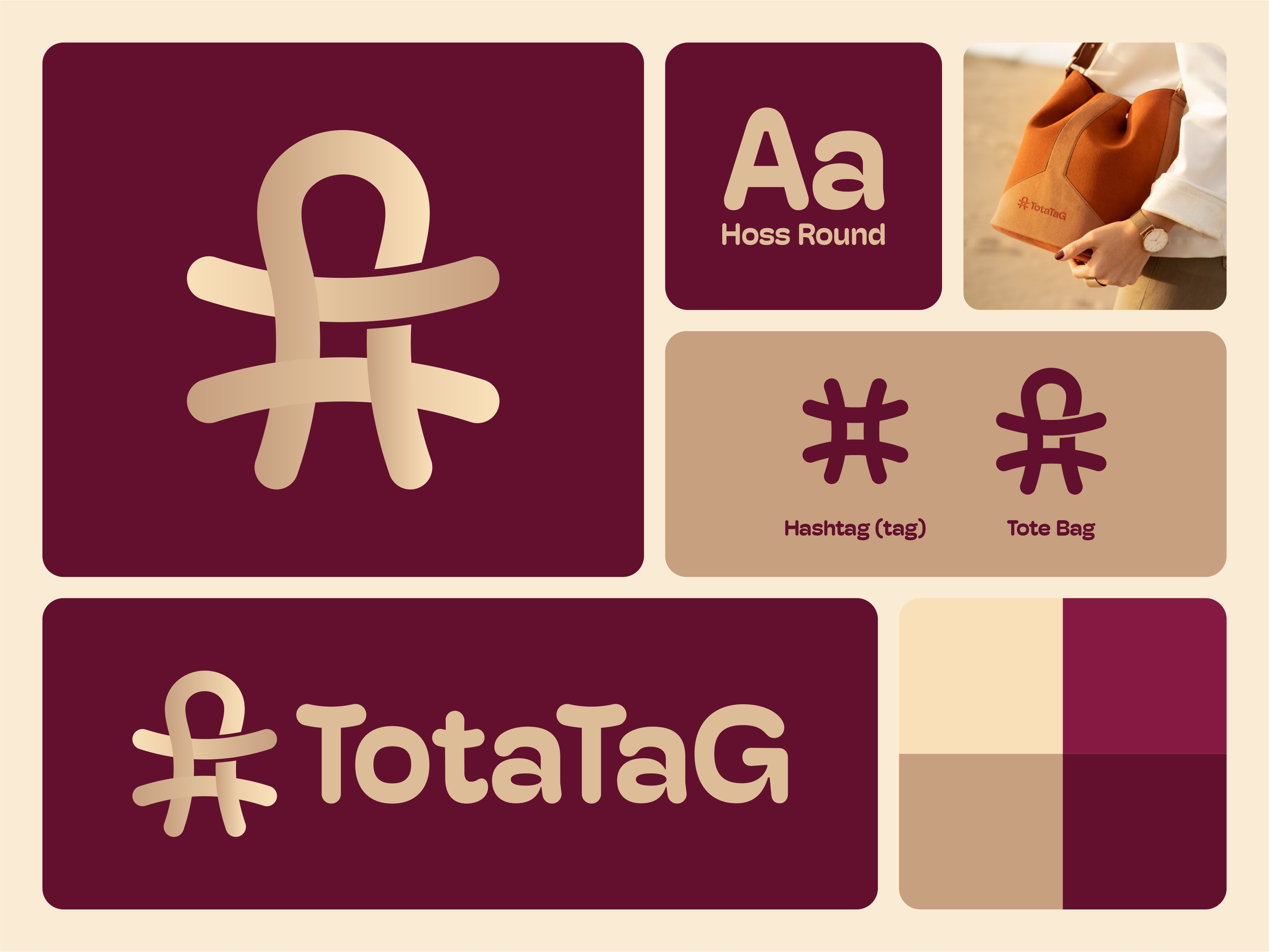 TotaTag - Logo Design Concept 02 brand designer brand identity branding clean design creative logo dribbble fashion branding feminine brand identity design logo concept logo design logo mark luxury minimal minimal logo modern logo startup branding symbol design tote bag typography visual identity