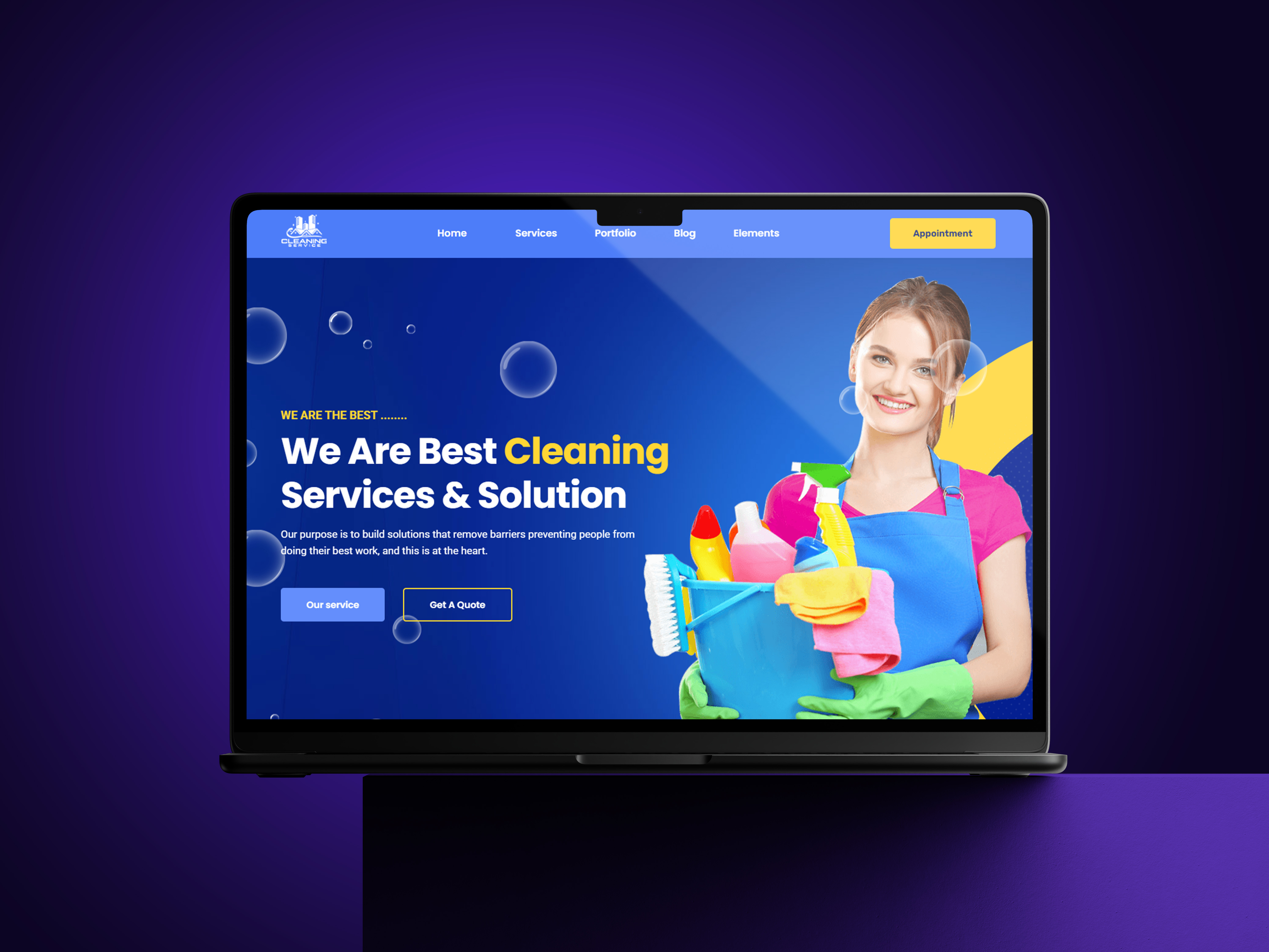 Example of Create Responsive Word Press Website