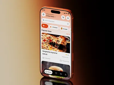 Food Order & Delivery Mobile App UI Design app app design creative mobile app delivery app design food food delivery food delivery app ui food order app food ordering app ios mobile ui mobile mobile app mobile app design mobile ux modern mobile app resturant app design user interface design