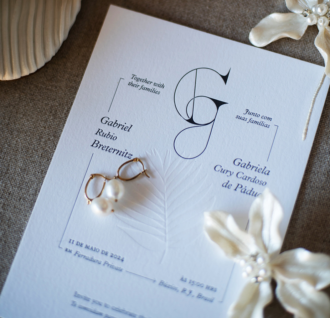 Gabe and Gabi Wedding Invitation Suite