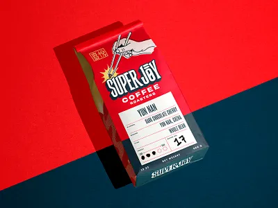 SuperJoy Coffee Roasters: bringing Chinese coffee to Portland bag chinese coffee graphic design illustration logo package design packaging packaging design superjoy typography