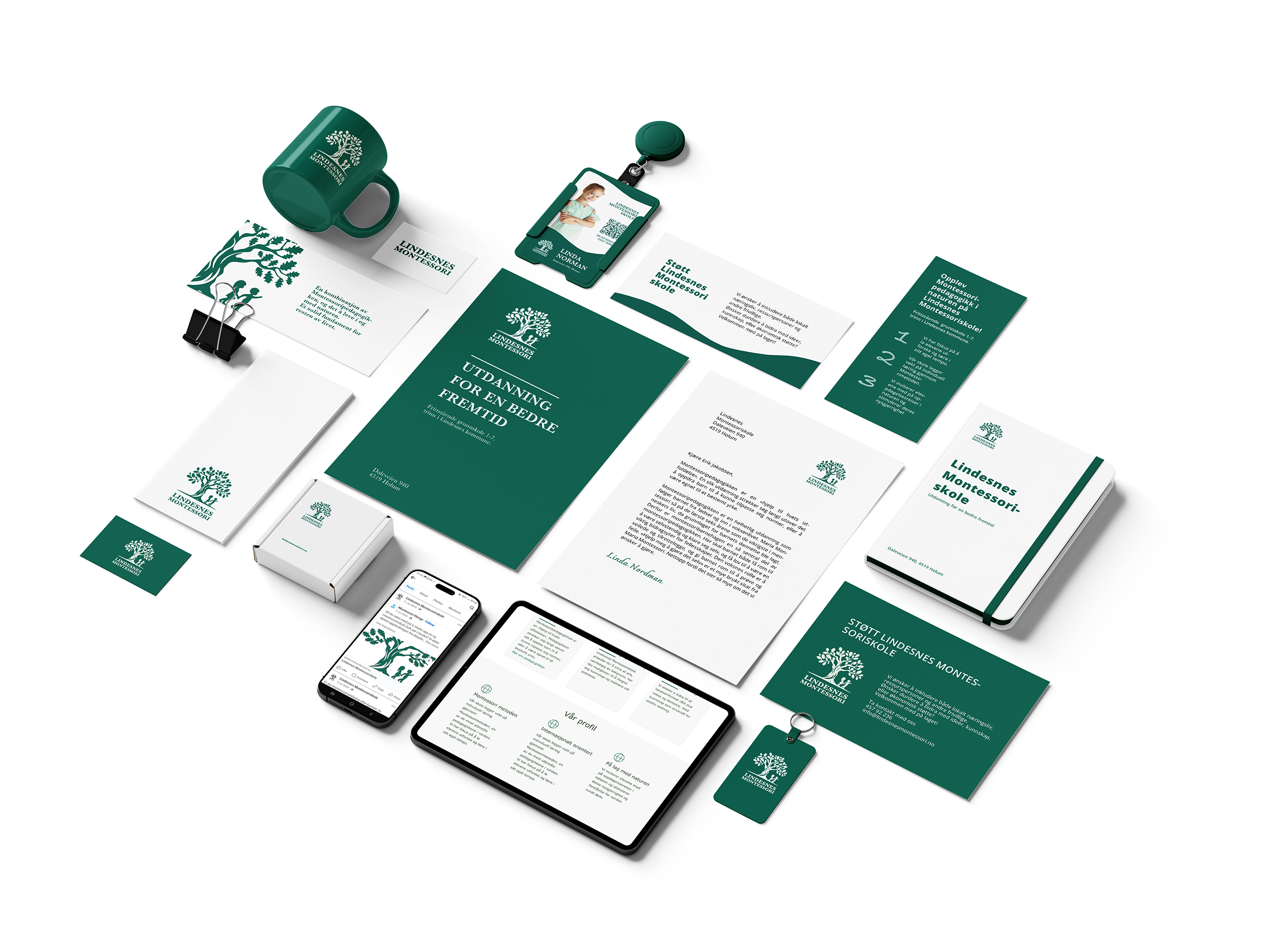 Lindesnes Montessoriskole – Visual Identity