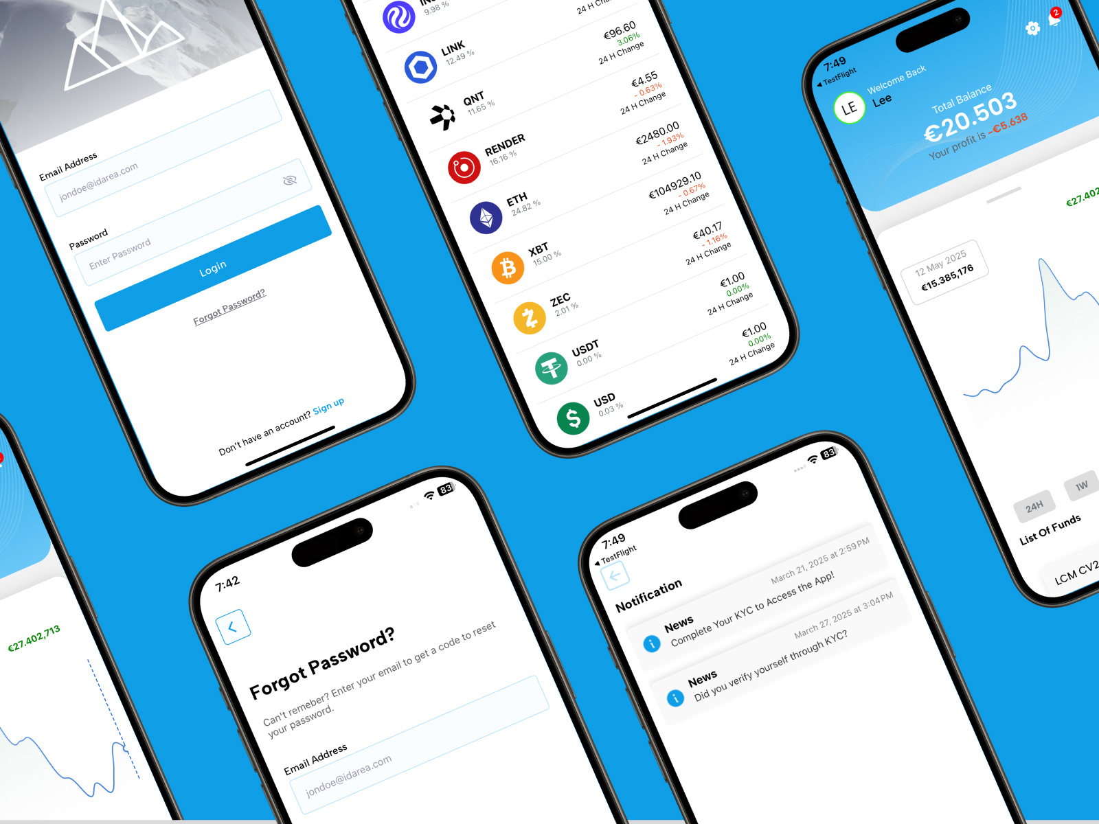 LCM Invest design minimal ui ui ux ui design web