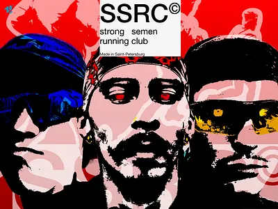 A design concept for a running club. This is a joke branding design grange graphic design identity illustration logo popup