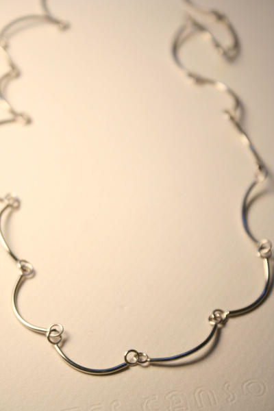 Silver Lining Necklace handmadejewelry jewelrymaking necklace silver