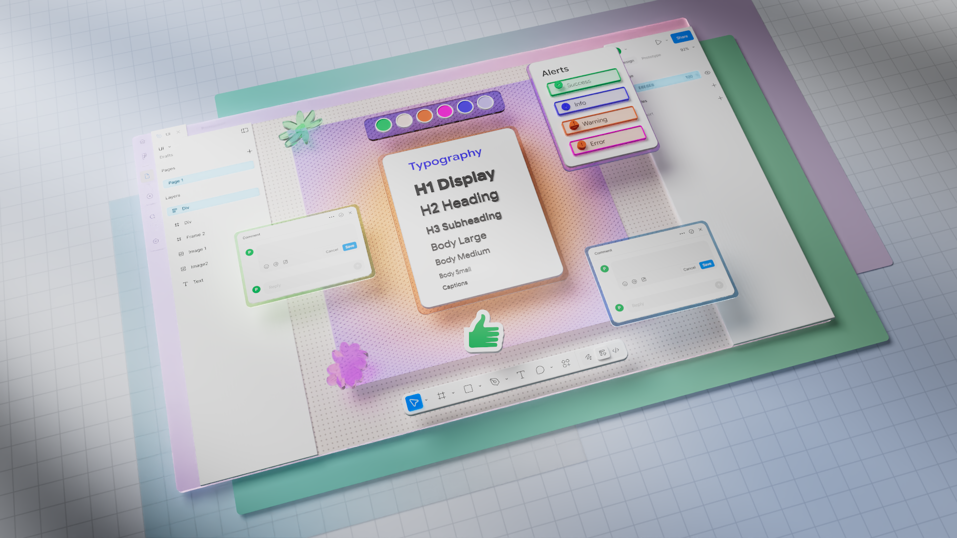 Figma Design System Animation in Cinema 4D