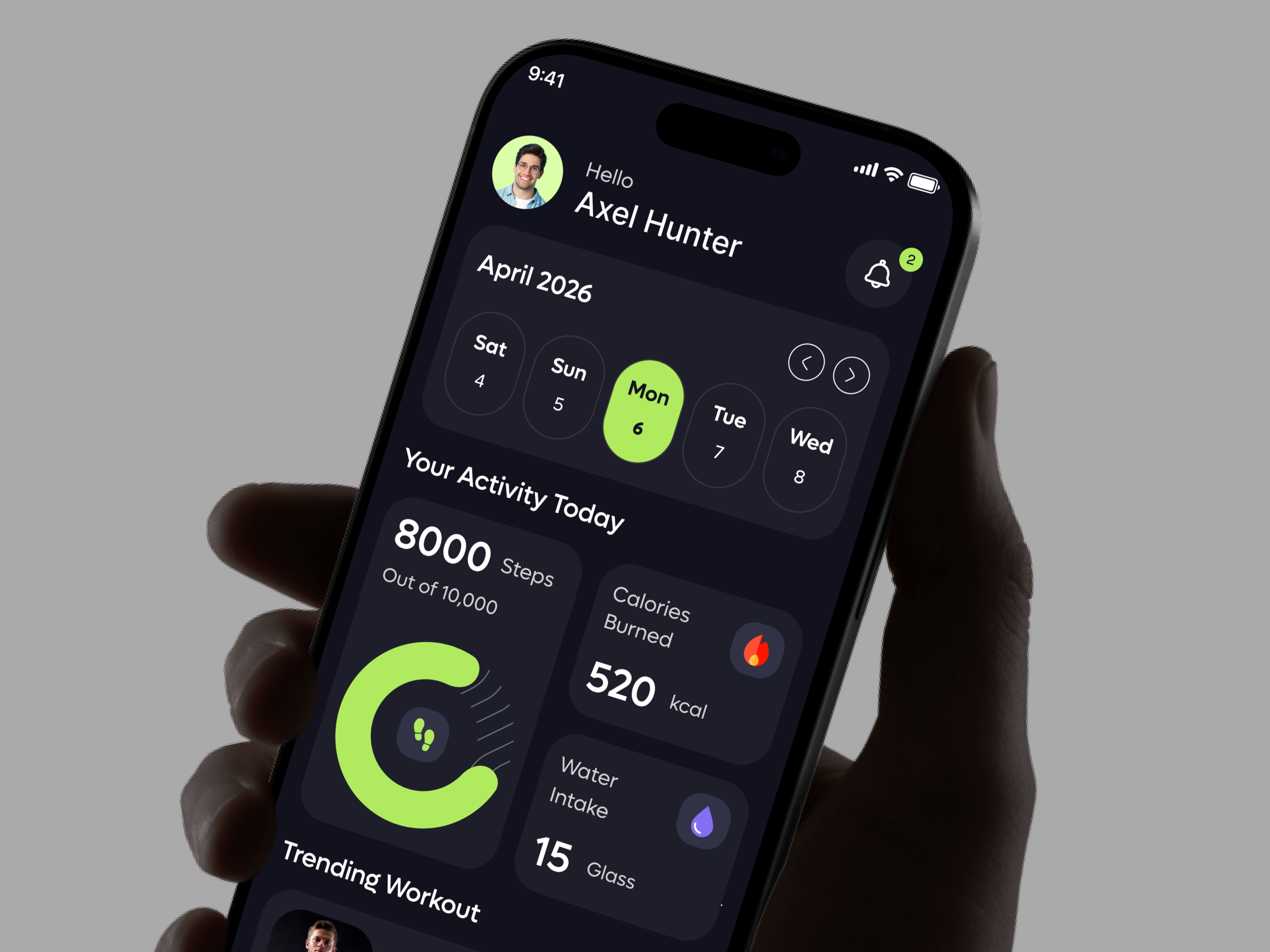 Fitness Mobile App Design | Health & Workout App UI | Qudra activity dashboard ai driven fitness app ai fitness ai fitness app app inspiration dark ui dashboard ui fitness fitness app fitness tracker health health app health tracking ios app design mobile app design qudra steps tracker ui ux design workout workout app