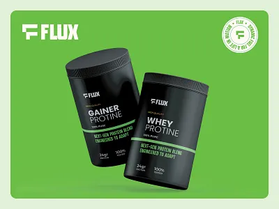 FLUX - Packaging design box design brand identity branding dribbble energy product graphic design gym gym product design gym supplement label label design logo outer box design packaging packaging design packagingdesign print print design whey label whey protein
