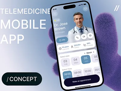 Healthcare Mobile iOS App Design ai ai app android app app design assistant calendar chatbot dashboard dashboard design design health healthcare app ios mobile mobile app portfolio telemedicine ui ux
