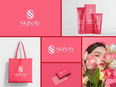 Monogram Skin Care Cosmetic Brand Logo. beautylogo brand branding cosmeticproducts creative design graphic design illustration logo logodesign logotype skincareproducts ui ux