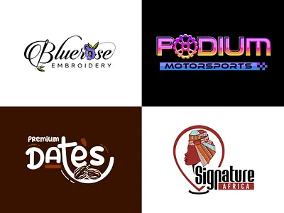 Text Based Logo cdr logo