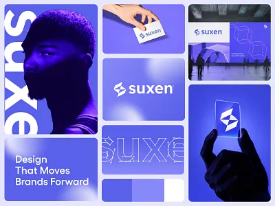 Suxen - Modern AI Startup Branding ai startup ai startup branding brand identity branding custom logo iconic logo logo logo design modern branding timeless logo