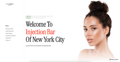 service page beauty salon