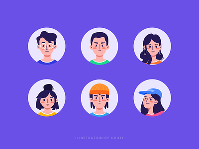 Team avatar avatar illustration team member ui