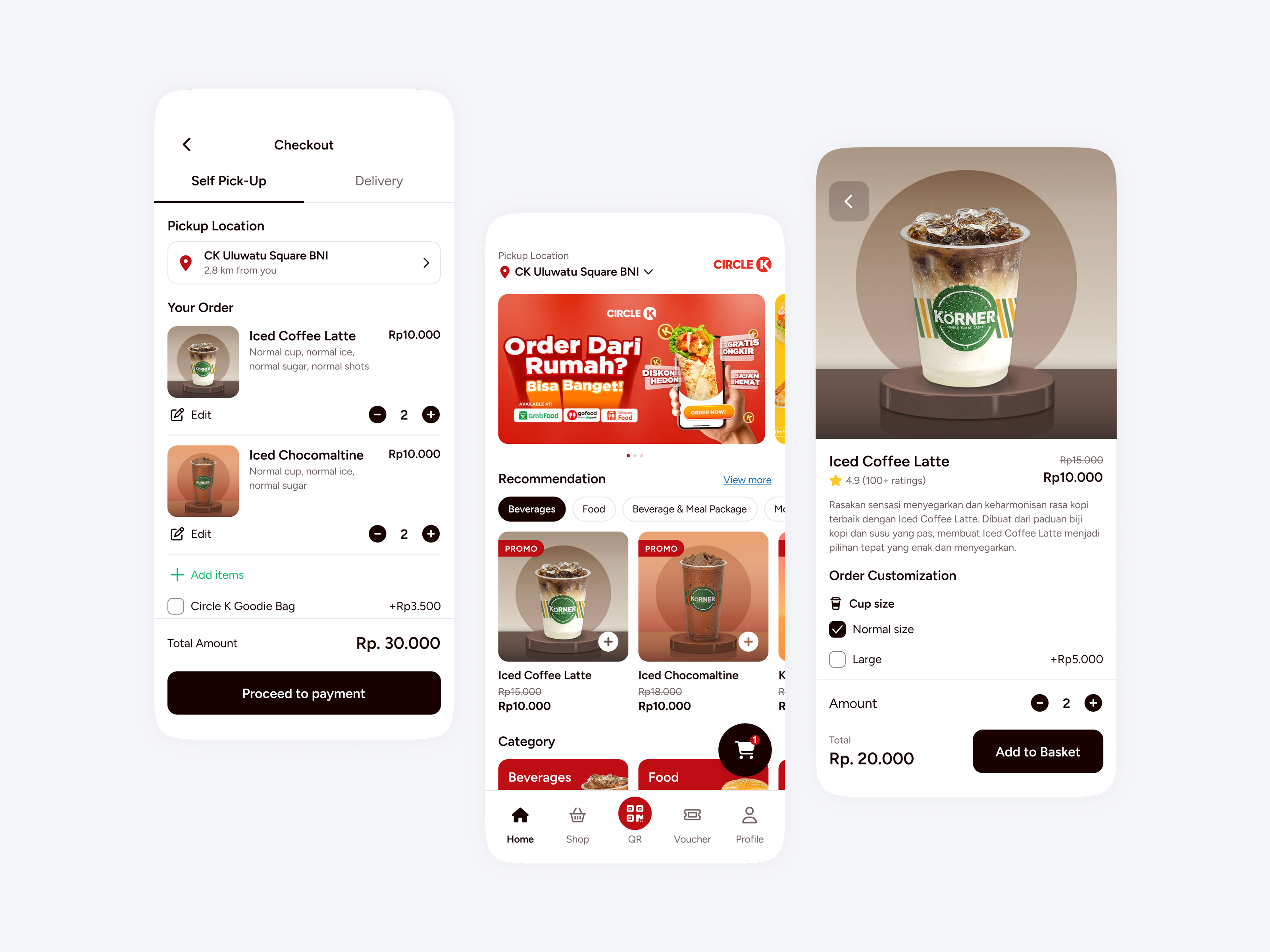 Improving Ordering Experience and Design on Circle K App branding business research customer experience mobile app ui ux ux research