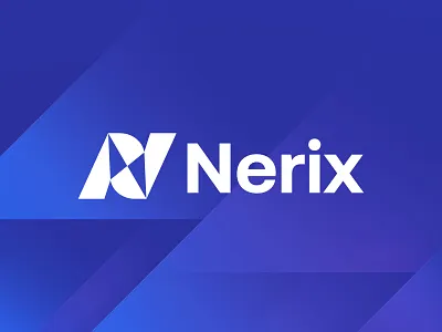 Nerix – Letter N, N Tech, Technology Brand Logo abstrac logo ai apps icon costom letter geometric n interlicking shapes letter n minimal modern n link loog n logo n tech nerix symmetrical logo ui webside