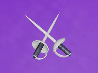 Fencing Sword ⚔ art design fencing graphic graphic design illustration sword ui