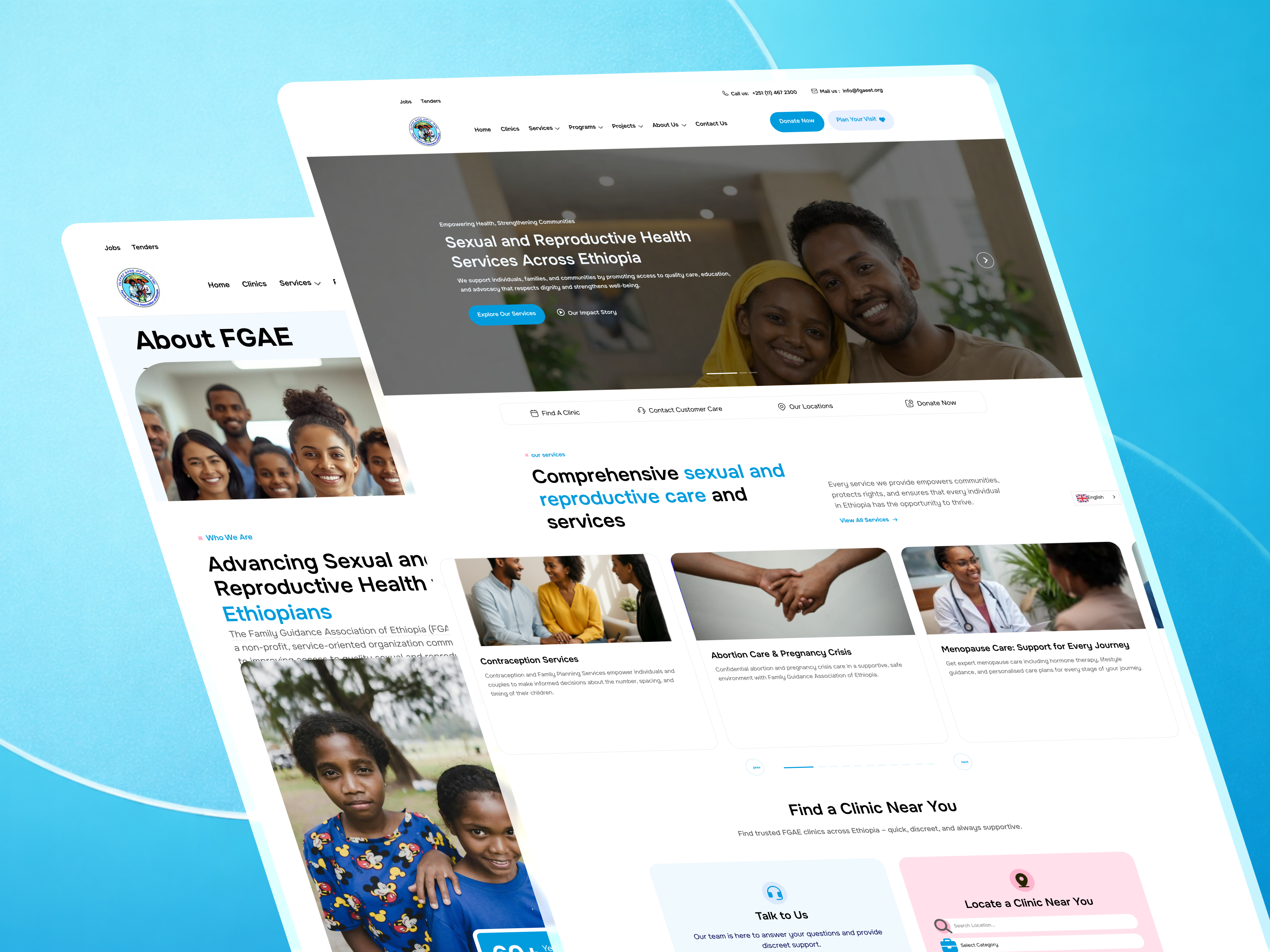 Example of Website Redesign 