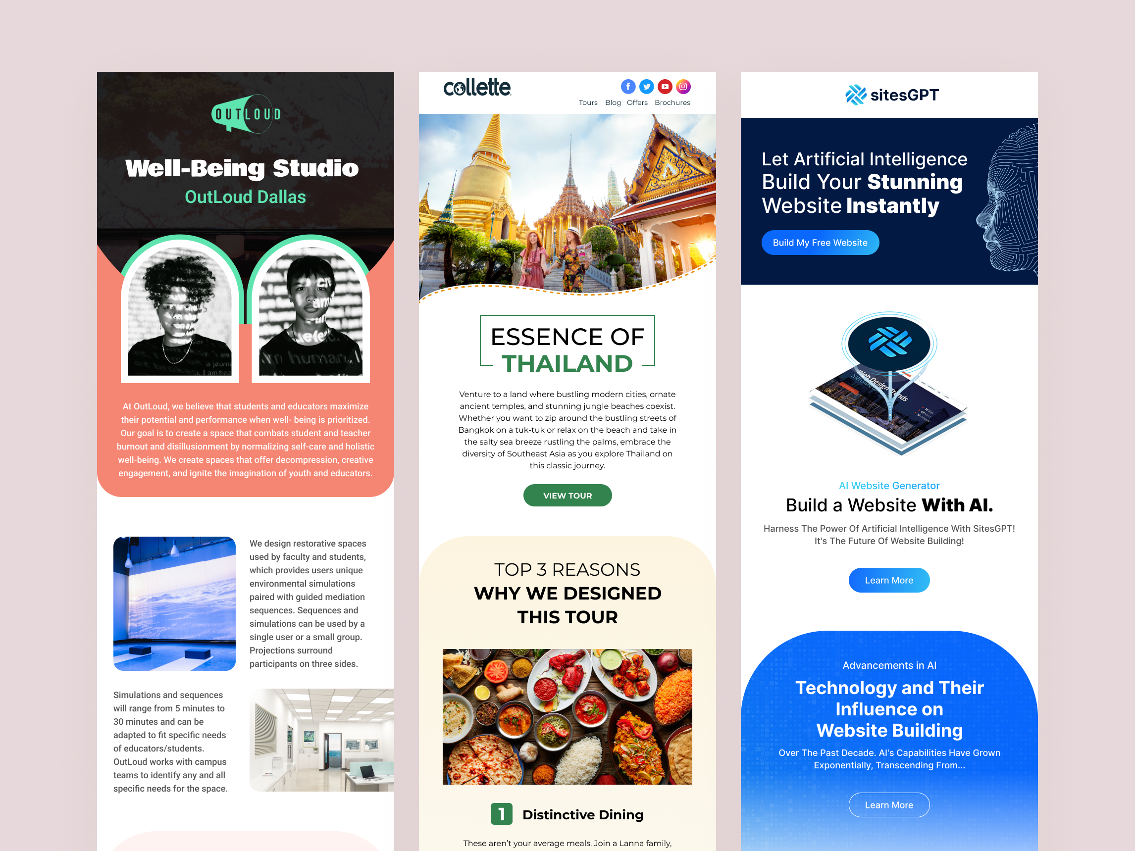 Multi-Industry Email Template Design