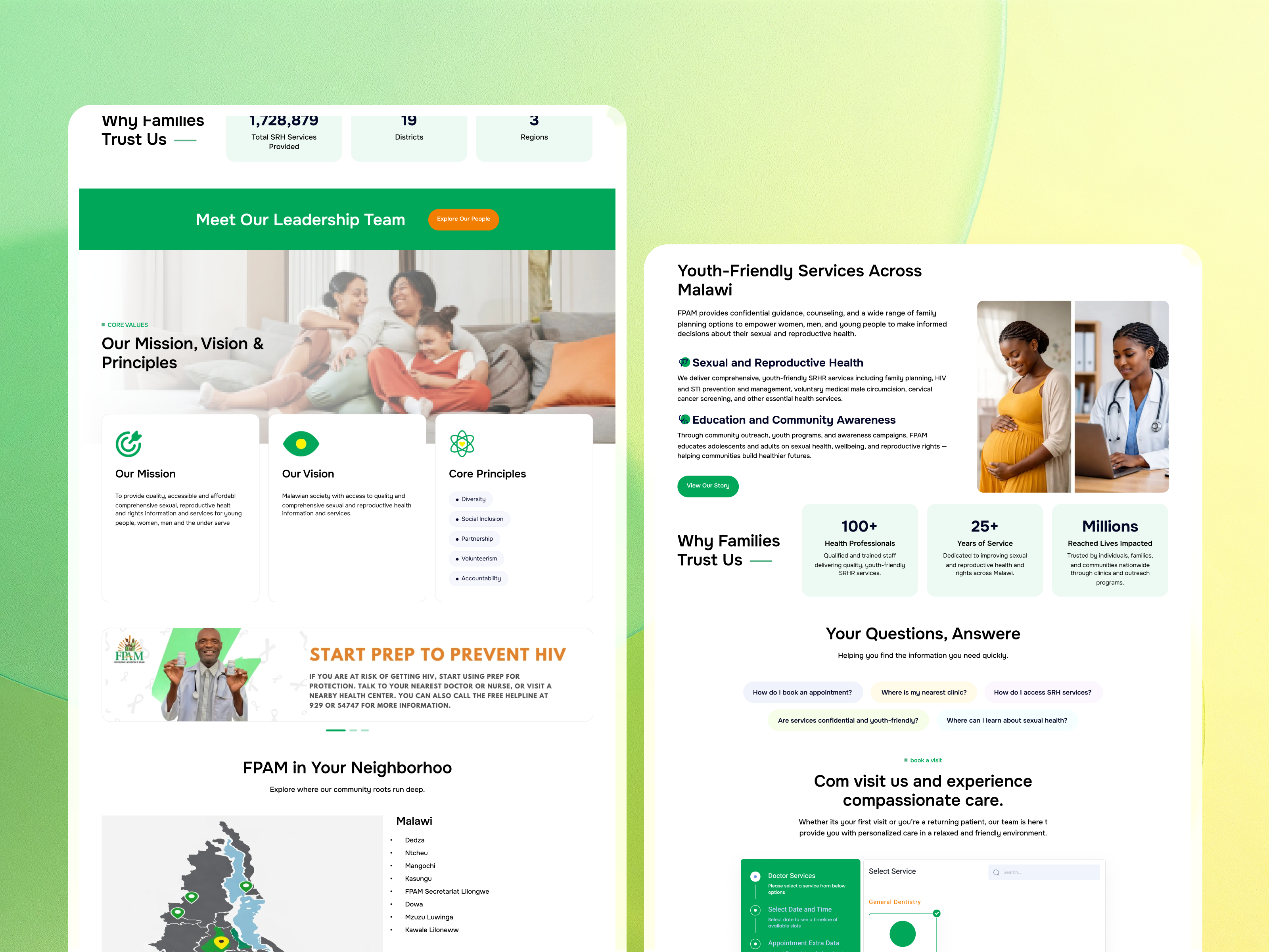 Example of Healthcare Websites