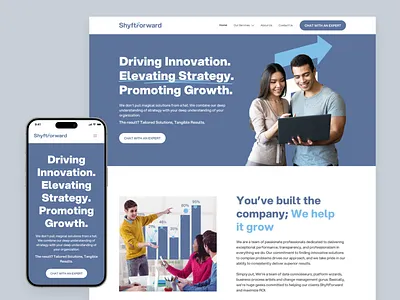 ShyftForward | Strategic Innovation & Growth Platform ai arclab automation business growth data visualization digital transformation figma modern web shyftforward shyfting strategy consulting ui ux user experience user interface web design