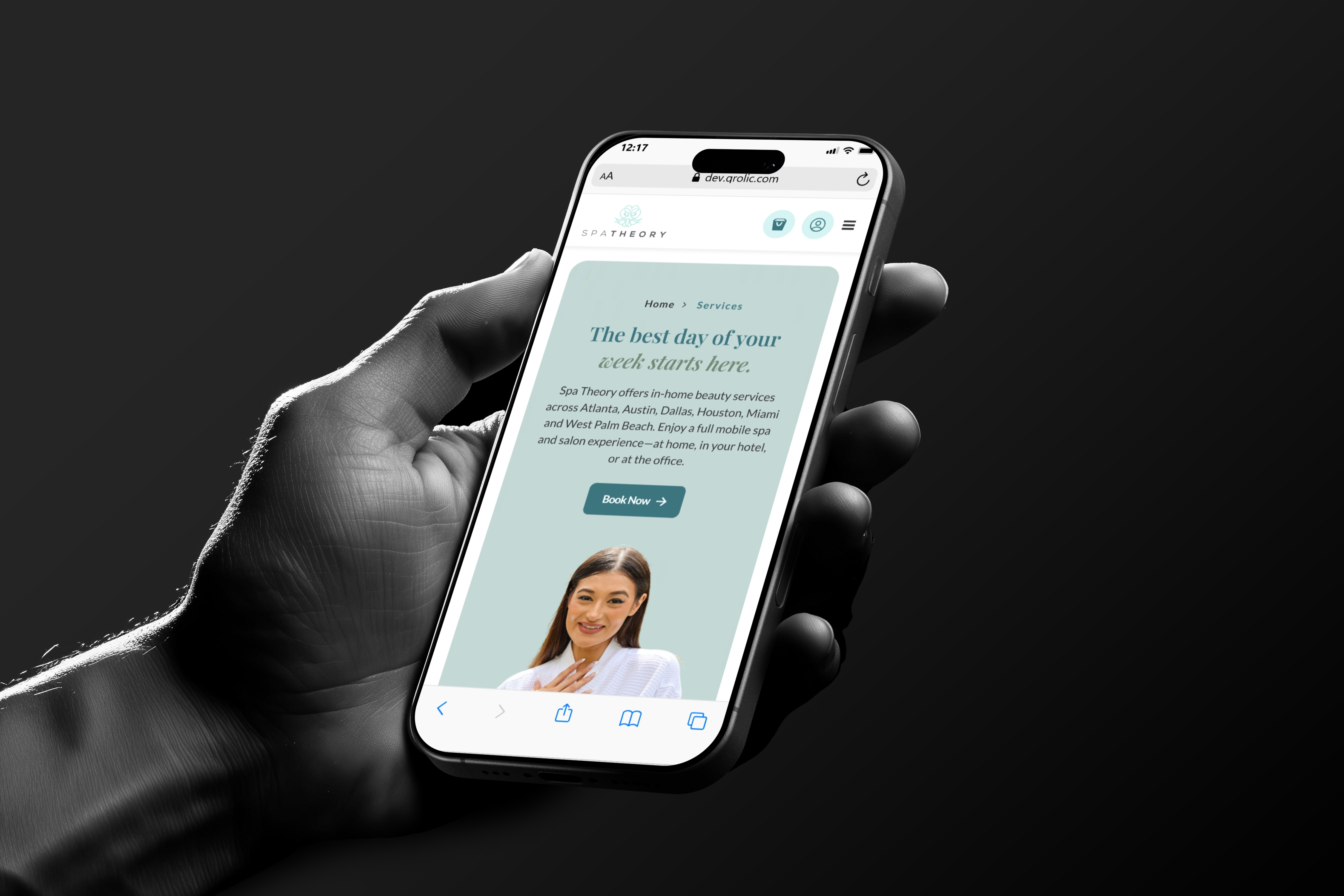 Example of Responsive Website Design