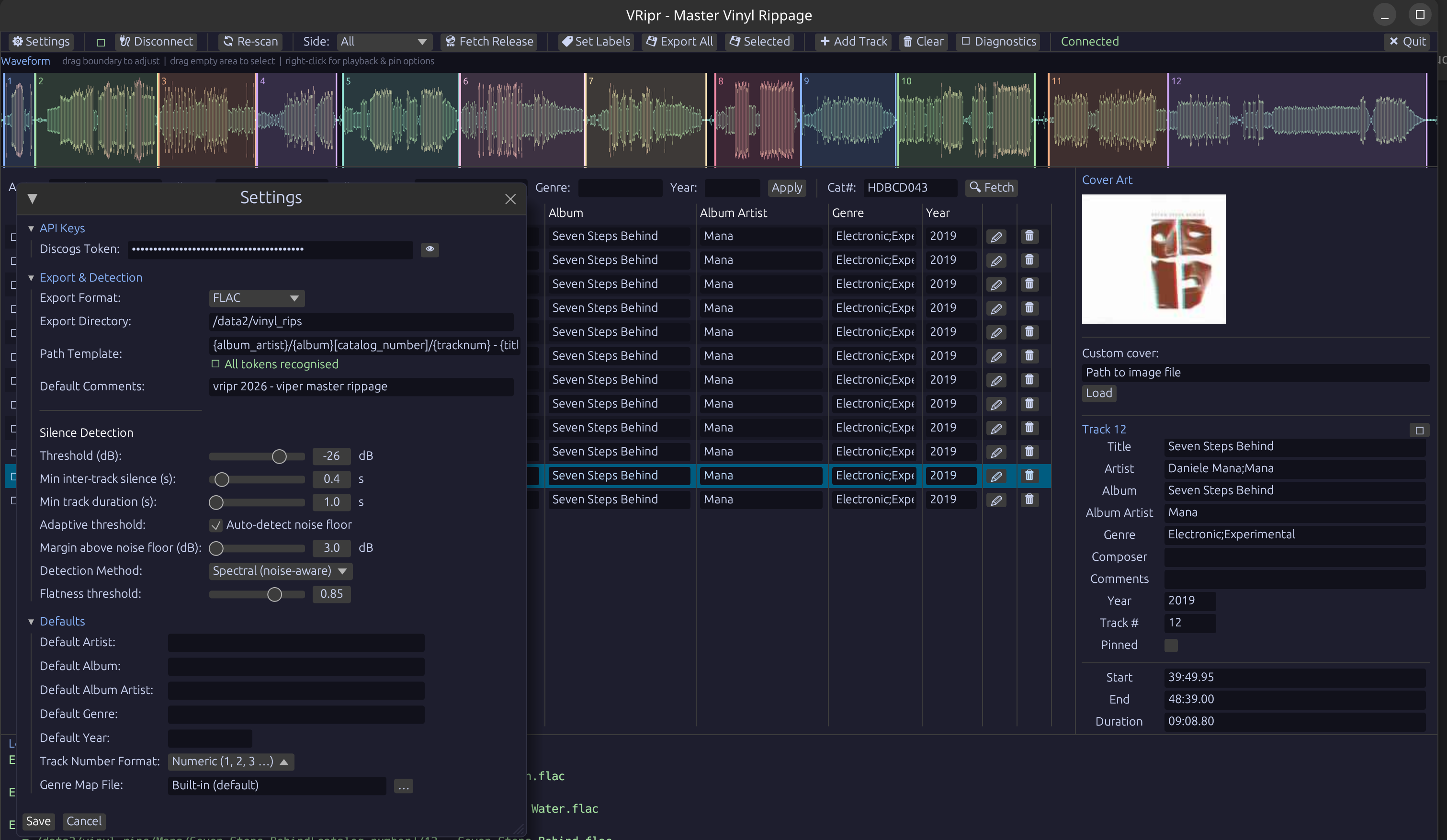 vripr - the vinyl viper ripper open source shunte88 ui vripr
