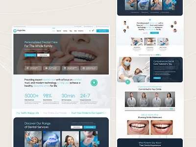 Bright Bite — WordPress theme for Dental Clinics & Dentists dentist healthcare qreativethemes themes uidesign webdesign website wordpress wordpress theme