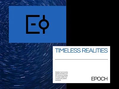 Epoch alien letterform logo modern monogram simple space symbol time
