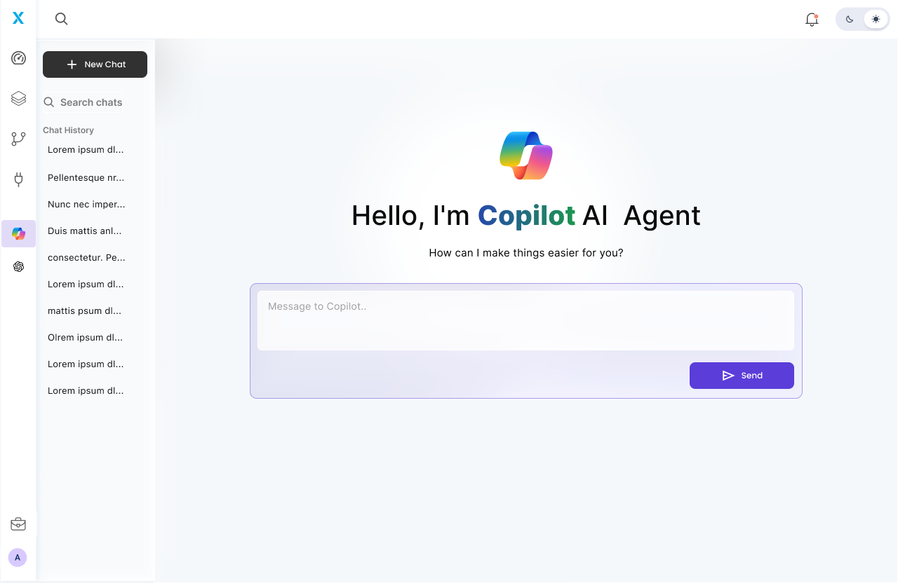Next-Gen AI Agent ai ai agent chat gpt ui ux
