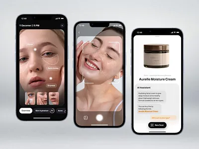 AI | AI Product Design | SkinCare | Beauty App | App Interfaces ai ai app ai mobile app animation app design app design concept app interface beauty beauty app beauty products dermatology mobile mobile app design mobile design mobile interface product design selfcare skincare skincare app ui ux