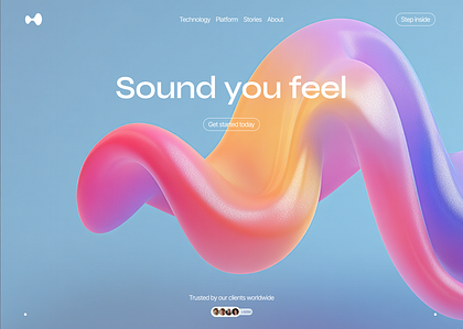Hero web design exploration vol.1