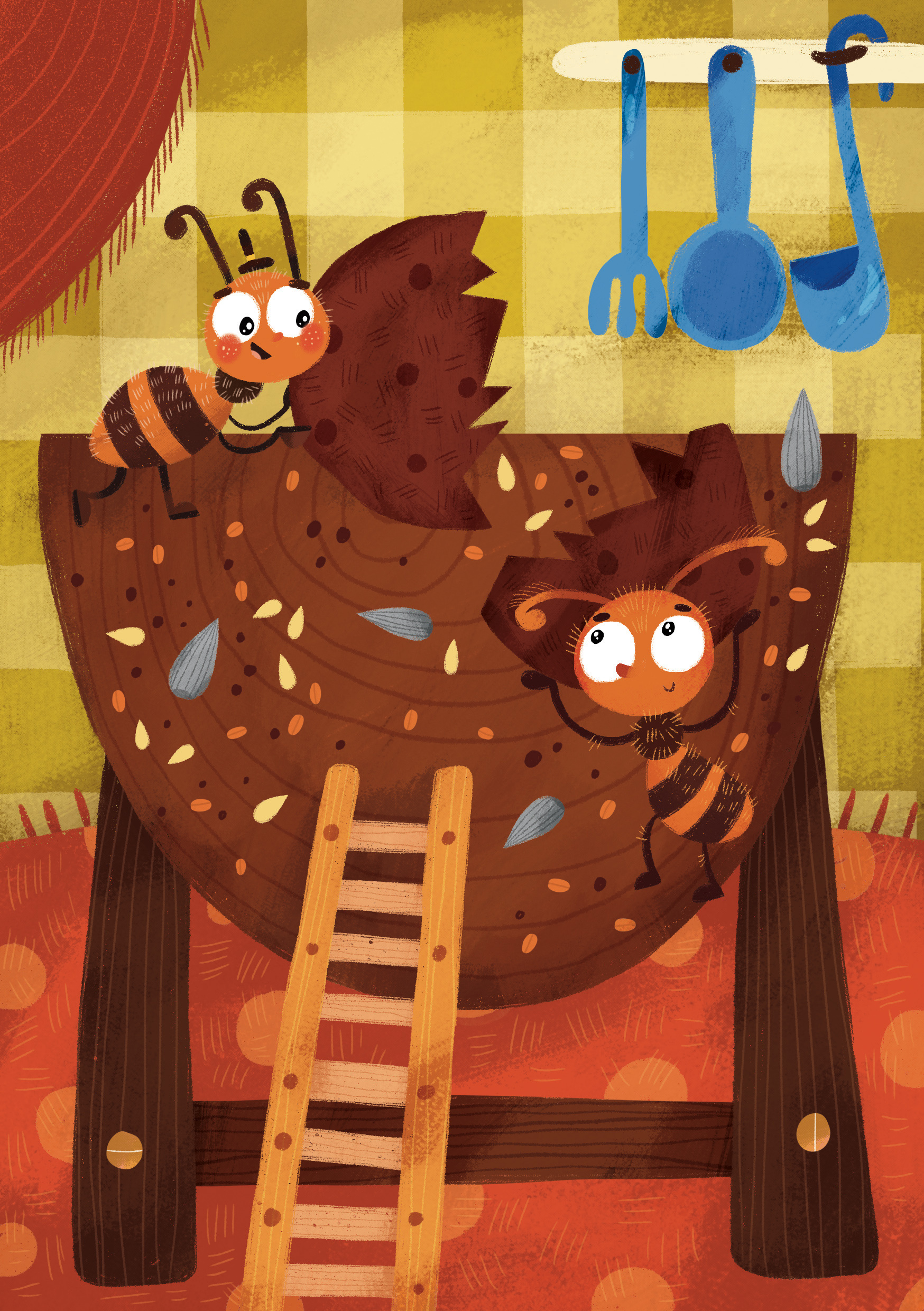 LET'S SHARE | FOR MELODY PUBLISHING, 2020 animals book book illustrator character children childrenillustration design illustration illustrator