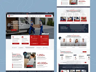 SafeMove — Moving Company & Storage Services WordPress theme business logistics movers moving company qreativethemes themes uidesign uxdesign webdesign website wordpress wordpress theme