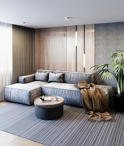 Living room 3d design