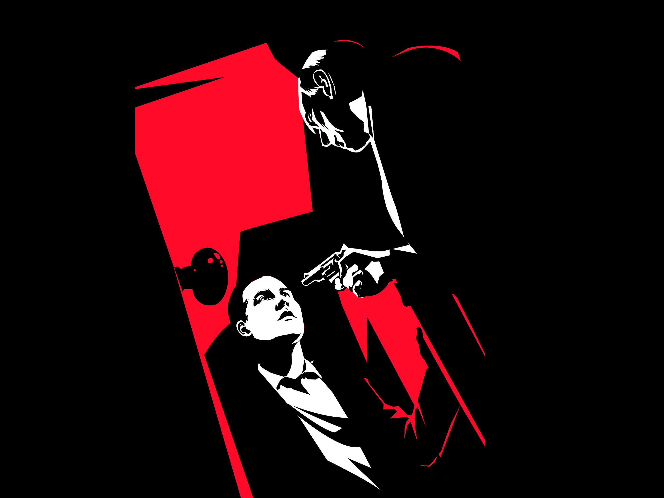 Trouble abstract black and white comics comics illustration comics panel comics strip composition design detective detective story illustration laconic lines minimal noir noir story poster