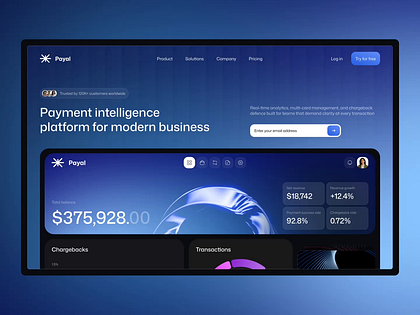 Fintech Website Design