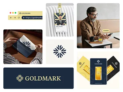 Goldmark – Luxury Brand Identity & Visual Design System brand guidelines brand identity branding identity design logo design luxury branding premium brand