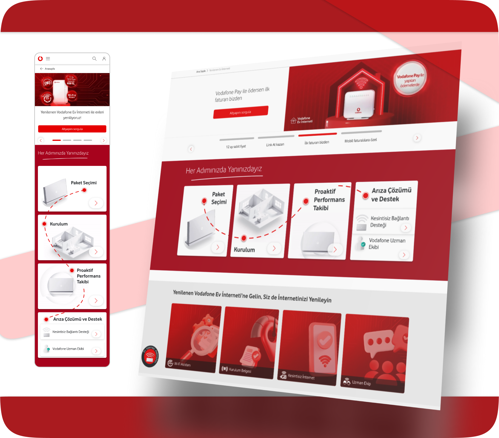 Residential Internet Landing Page landing page responsive ui ux