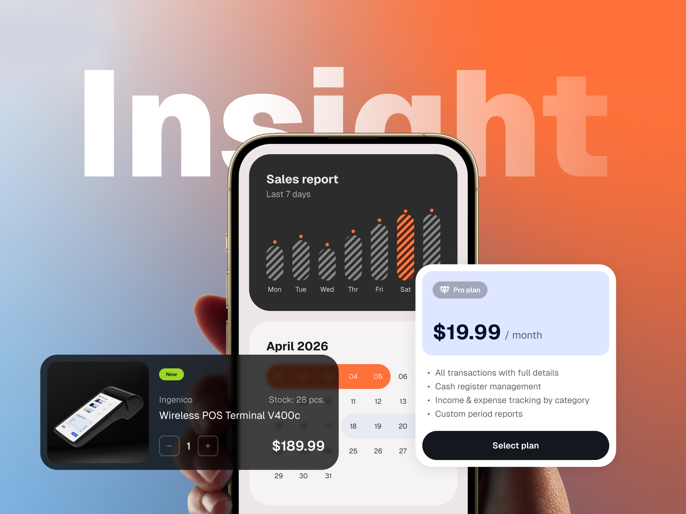 POS Inventory & Sales Dashboard Concept booking card ui clean ui dark ui dashboard data visualization figma fintech interface inventory ios mobile pos product design retail saas sales subscription ui design ux