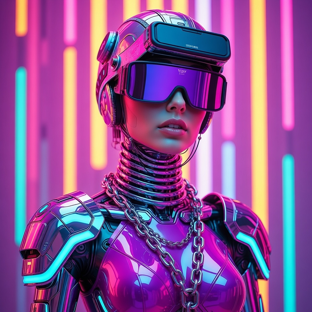 Cyber Punk Style 3d animation branding graphic design motion graphics