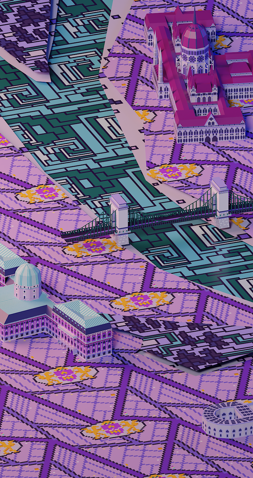 Budapest Building Renders 3dart 3dartist 3dmodeling architecturalart blender3d blendercycles cityscape digitalart environmentart gameart gamedev illustratedmap indiegamedev lowpoly lowpolyart mapart pixelart pixelartstyle retroaesthetic stylizedart