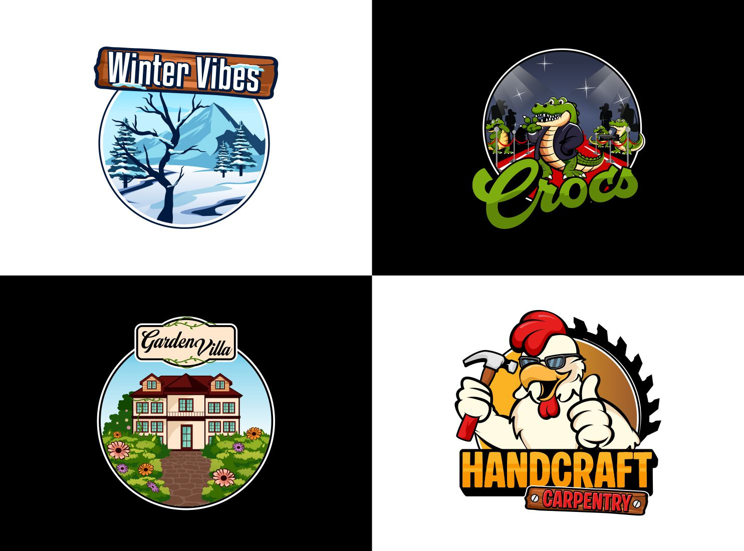 Example of Visual Storytelling: Mascot & Badge Logo