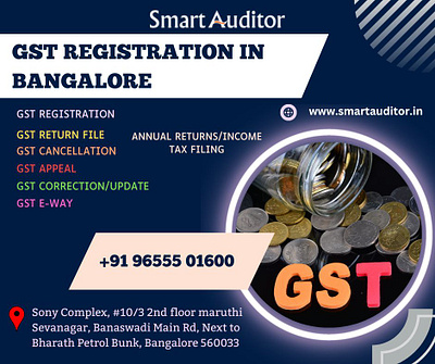 How to get GST Registration in Bangalore? Smartauditor gst registration in bangalore