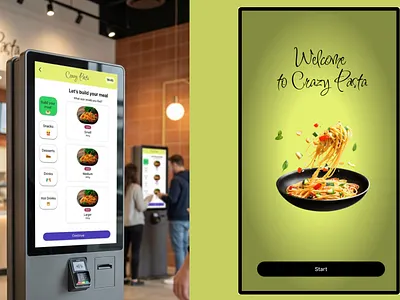 Restaurant Self-Order Kiosk ui