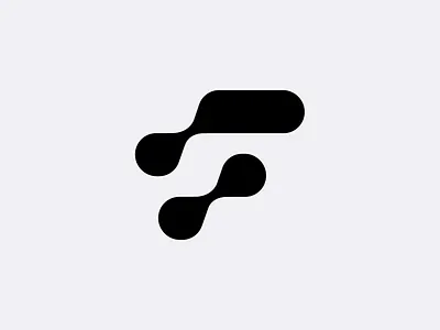 F Flow Logo Design ai bold brand design brand identity brand system branding flow icon logo logo design logo wordmark logotype minimal saas software symbol tech technology ui visual identity